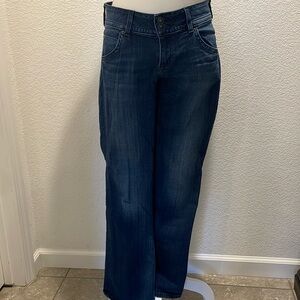 Hudson Signature Petite Bootcut Jeans. Color WAR. Shade #1. Preworn GUC! Clean!